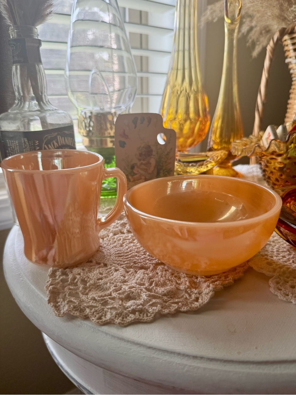 Anchor Hocking Fire King Mug & Bowl Set